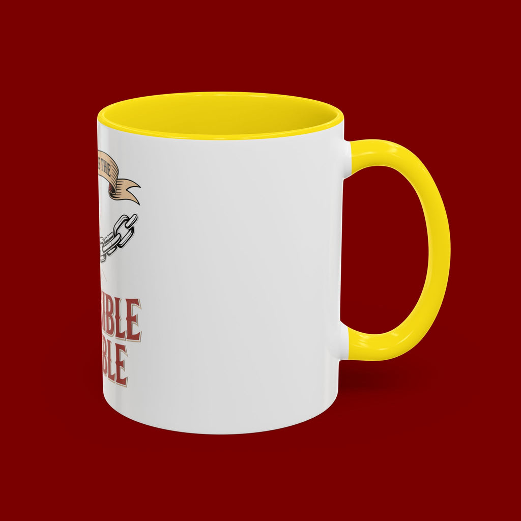 Accent Coffee Mug — "Faith Makes the Impossible Possible" Inspirational Ceramic Mug