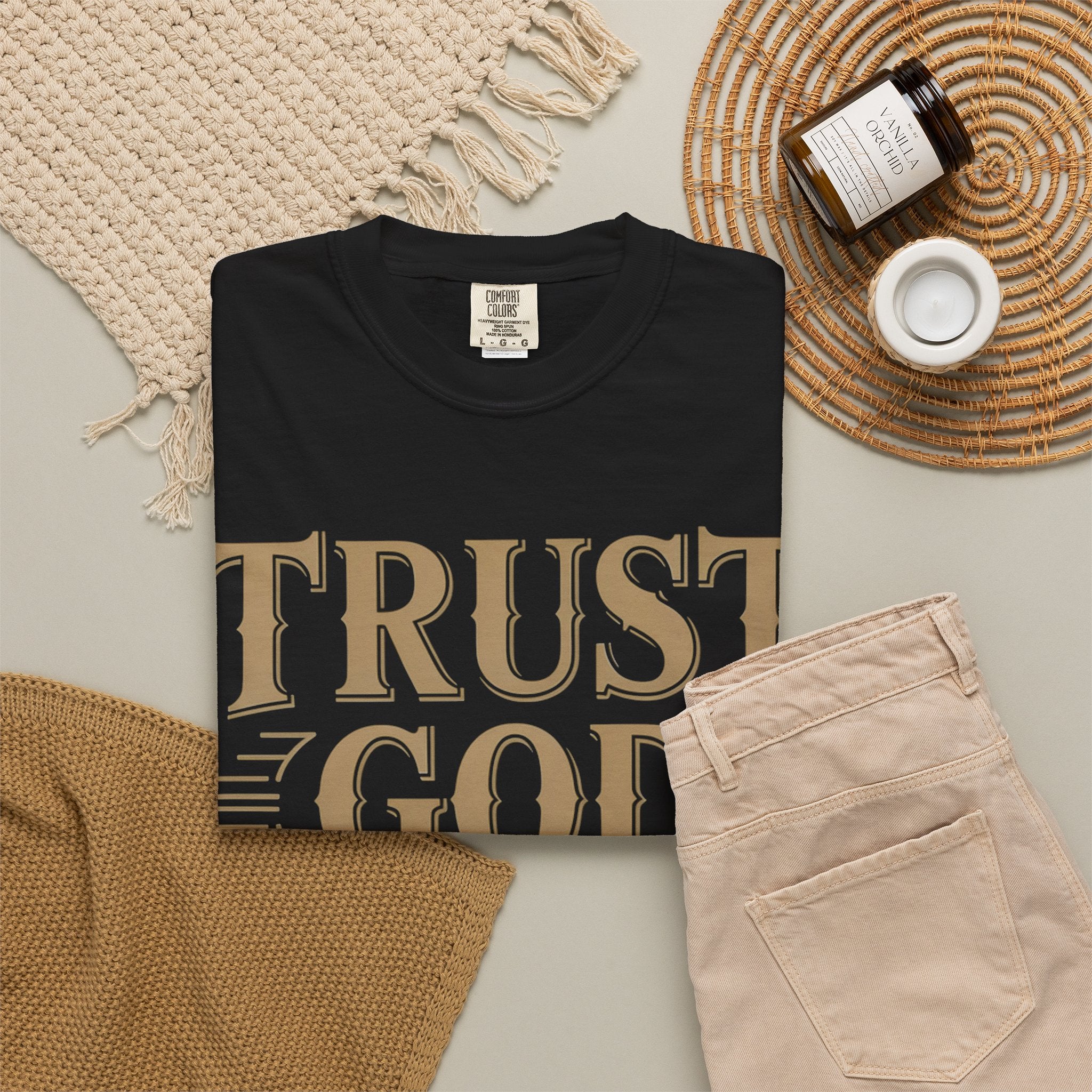 Trust God Bro T-Shirt — Faith-Based Christian Graphic Tee