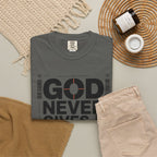 Christian Inspirational T-Shirt — "God Never Gives a Burden You Can't Bear" Motivational Tee