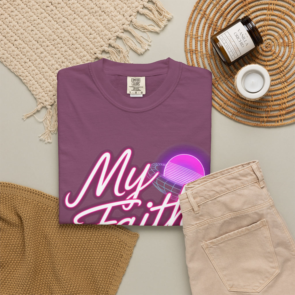 Faith T-Shirt — "My Faith in God Is Solid" Retro Graphic Tee