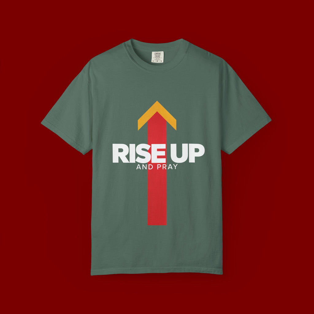 Arrow Up Graphic T-Shirt — Bold Upward Arrow Design