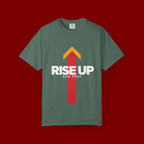 Arrow Up Graphic T-Shirt — Bold Upward Arrow Design