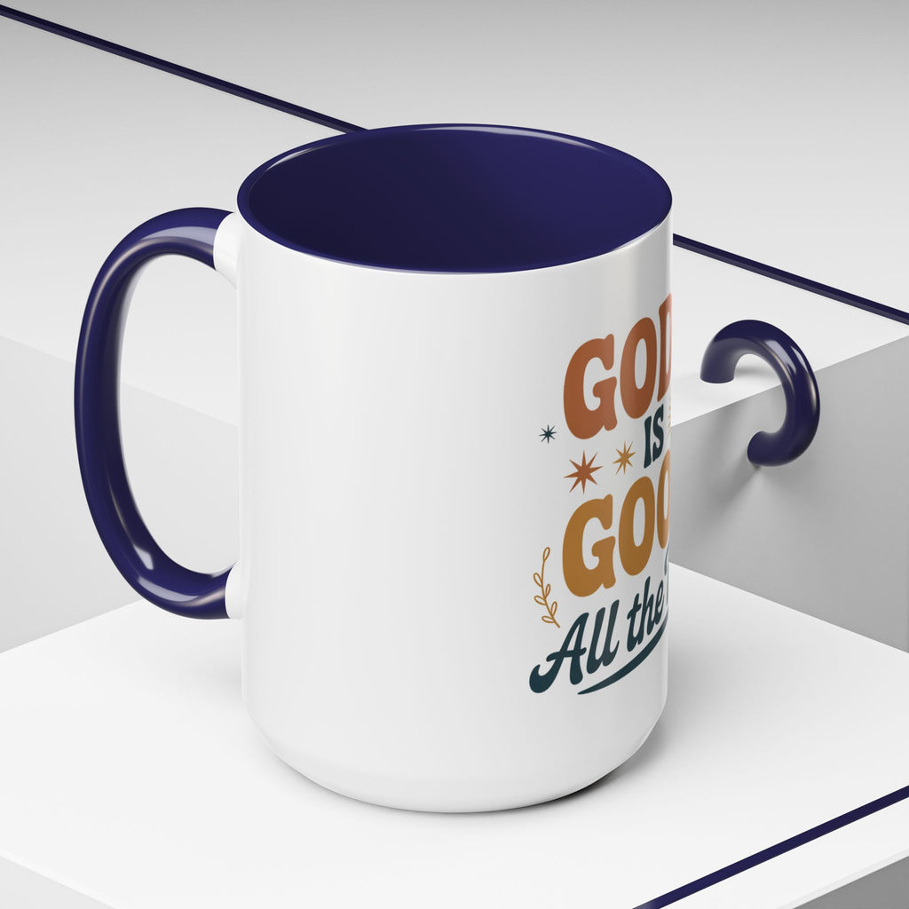 Praise the Lord Coffee Mug – Retro Christian Faith Accent Mug (11/15oz)