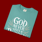 Inspirational Christian T-Shirt — "God Never Gives a Burden You Can't Bear" Tee