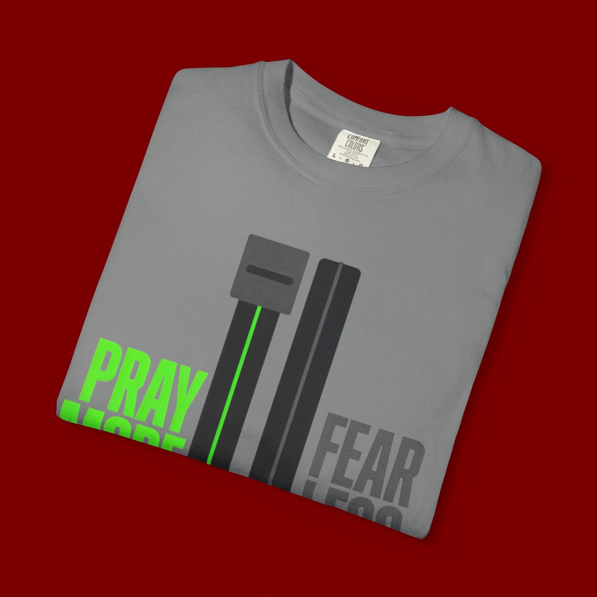 Pray More Fear Less T-Shirt — Inspirational Faith Graphic Tee