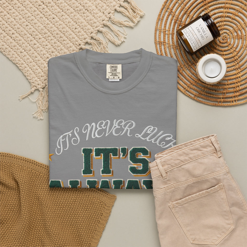 It’s Always God Graphic T-Shirt — Faith-Based Vintage Lettering Tee
