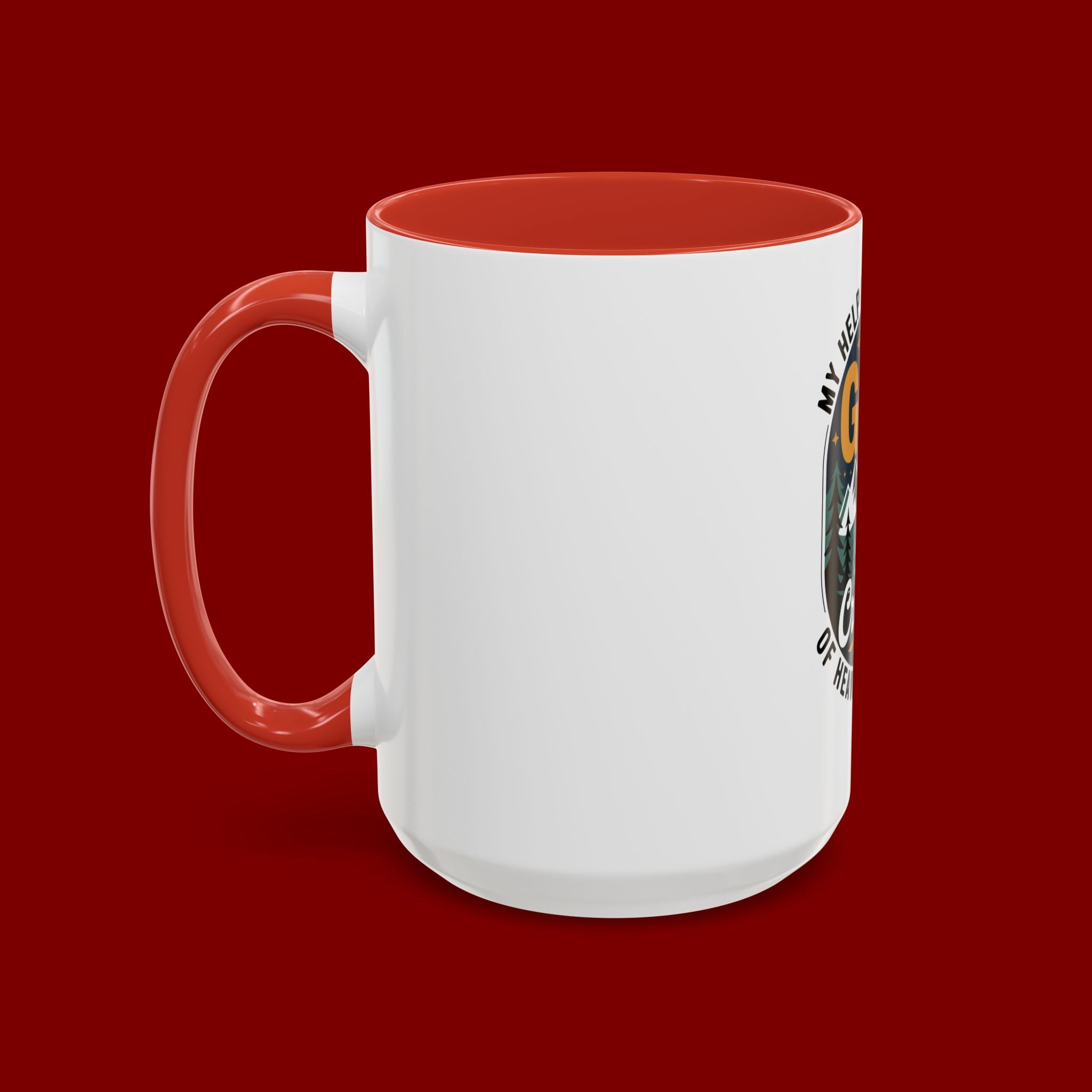 Christian Coffee Mug — “My Help Is Only From God The Creator” Accent Mug