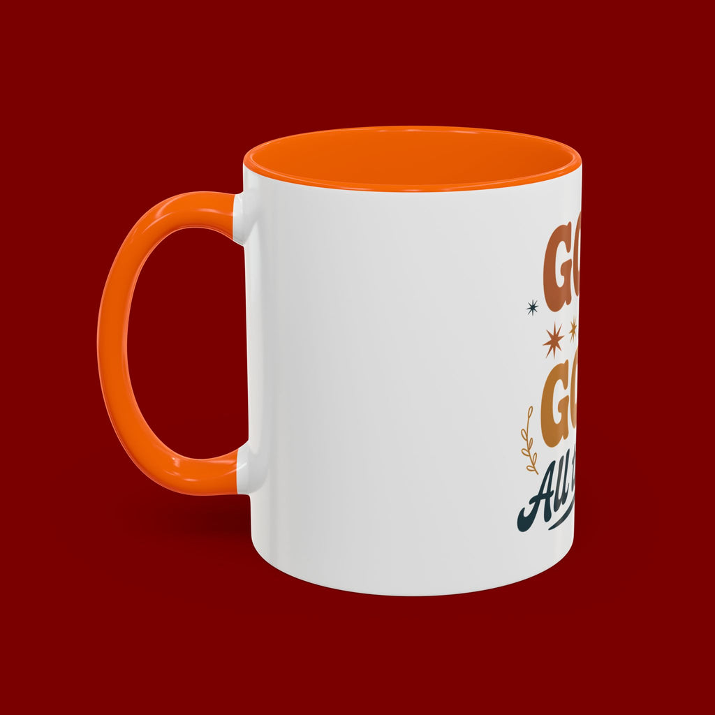 Praise the Lord Coffee Mug – Retro Christian Faith Accent Mug (11/15oz)