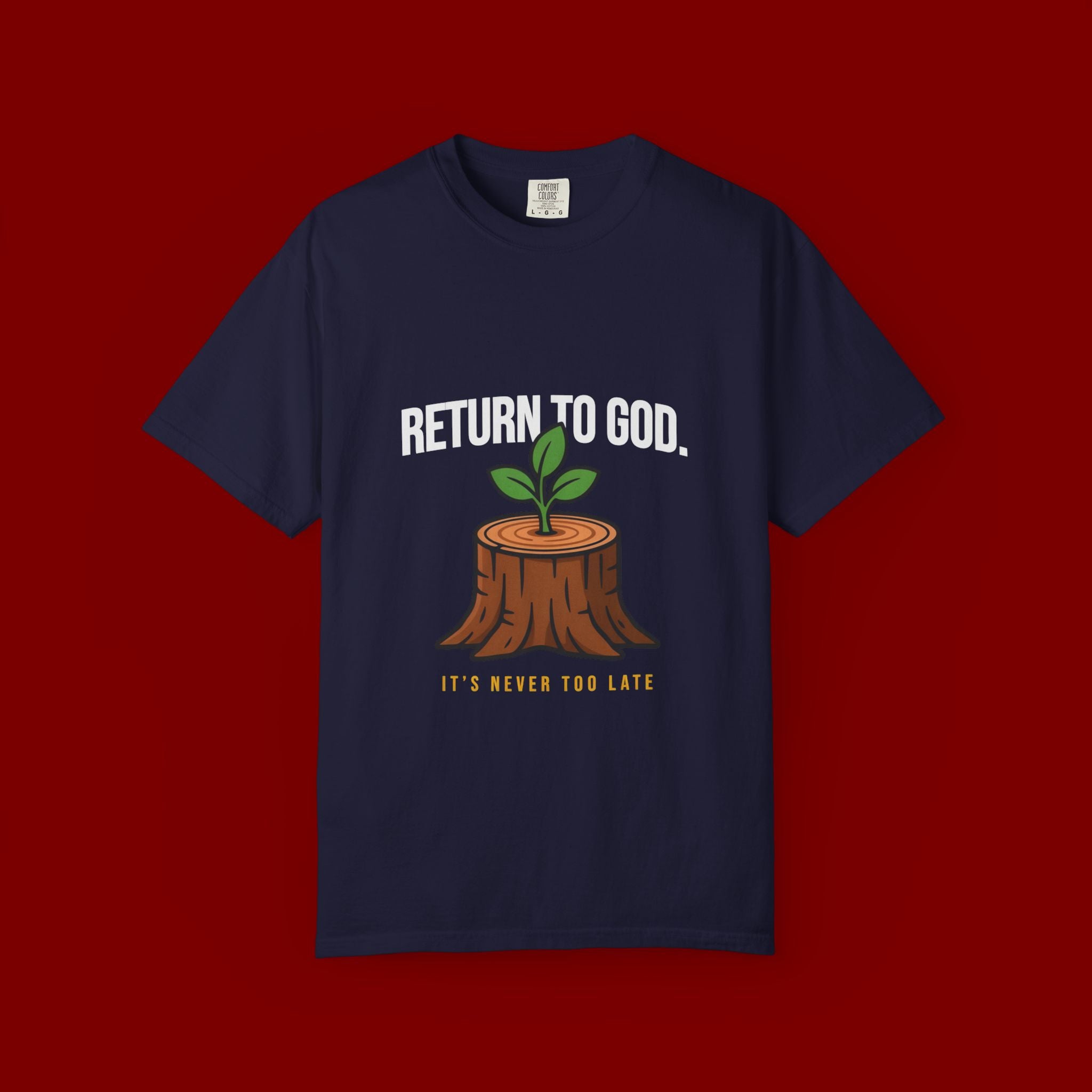 T-Shirt — "Return to God" Seedling Graphic Tee