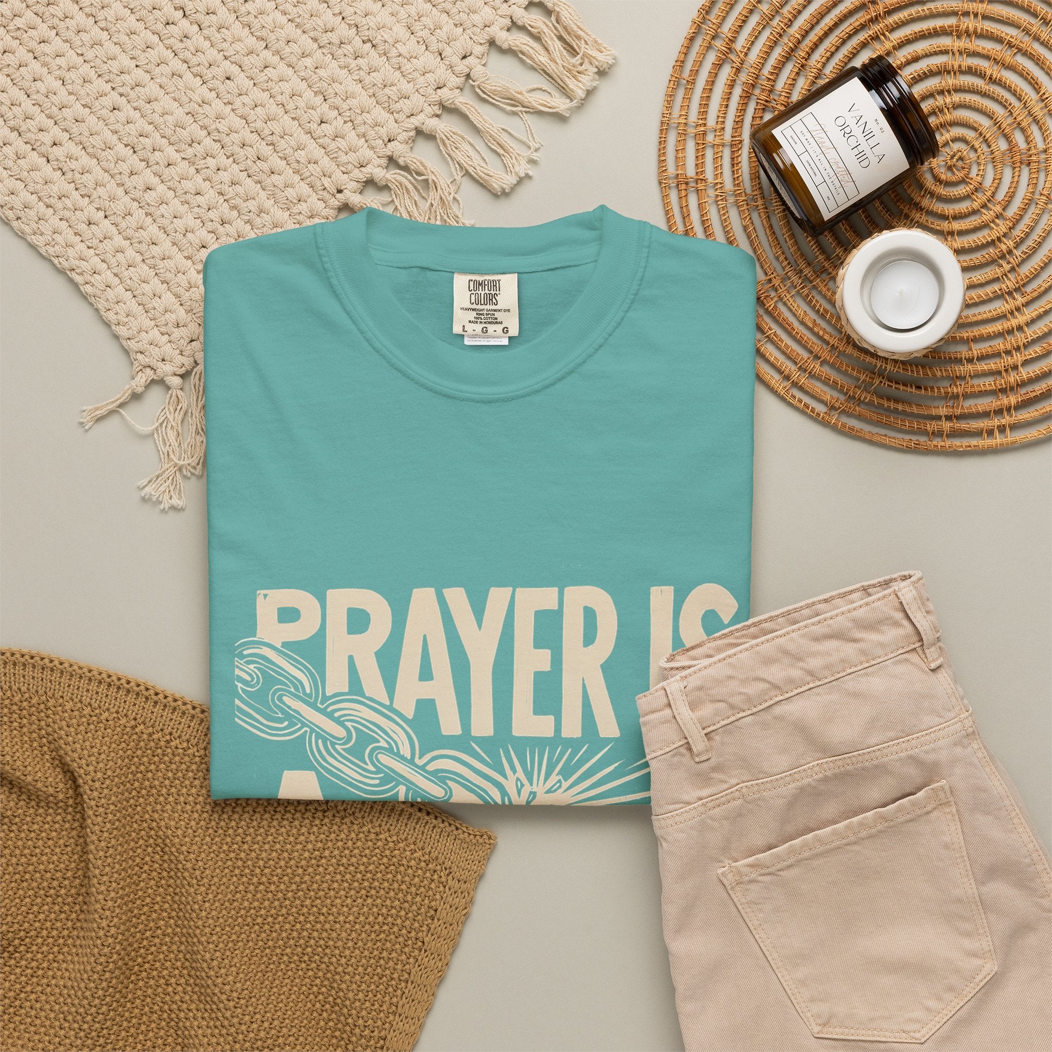 Prayer Is a Weapon T-Shirt — Faith Statement Graphic Tee