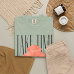 T-Shirt — "Take Time to Pray" Floral Christian Tee