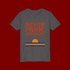 Youth Tee — "Never Panic Just Pray" Retro Sunset Kids T-Shirt