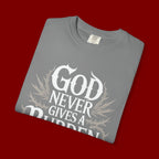 Inspirational Christian T-Shirt — "God Never Gives a Burden You Can't Bear" Tee