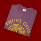 Trust God Compass T-Shirt — "Trust God No Matter What" Christian Faith Tee