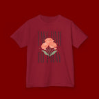 Kids Tee — "Take Time to Pray" Floral Christian Shirt