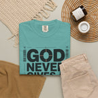 Christian Inspirational T-Shirt — "God Never Gives a Burden You Can't Bear" Motivational Tee