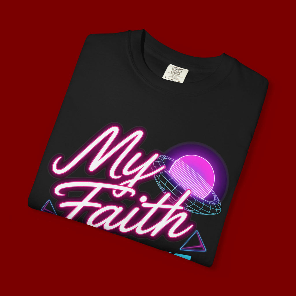 Faith T-Shirt — "My Faith in God Is Solid" Retro Graphic Tee