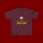 Kids Tee — "Trust God" Sprout Graphic