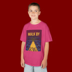 Kids T‑Shirt — "Walk By Faith" Inspirational Graphic Tee for Children