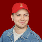 All the Glory Belongs to God Red Low Profile Baseball Cap