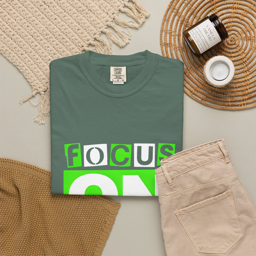 Focus On The Positive T-Shirt — Motivational Graphic Tee