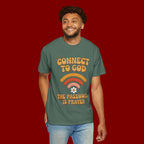 Connect to God T-Shirt — "The Password Is Prayer" Retro Faith Tee