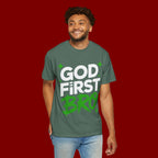 God First Bro T-Shirt — Faith Graphic Tee for Guys