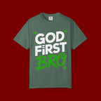 God First Bro T-Shirt — Faith Graphic Tee for Guys