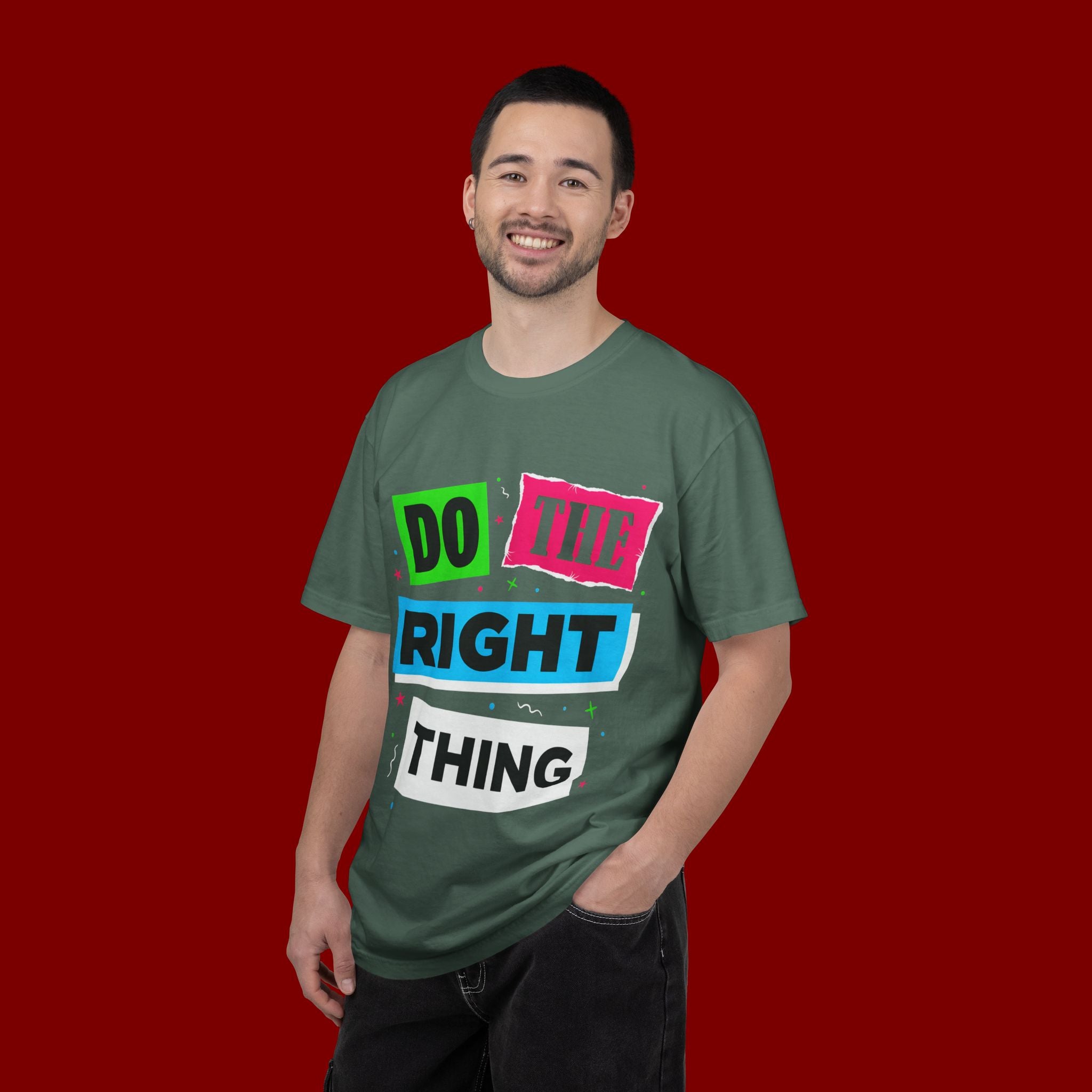 Do The Right Thing T-Shirt — Bold Retro Graphic Tee