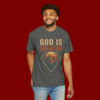 God Is Greater Mountain T-Shirt — Christian Faith Graphic Tee