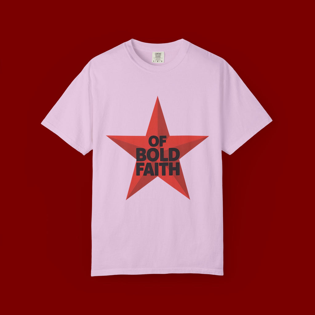 Bold Faith Star T-Shirt — "Of Bold Faith" Graphic Tee