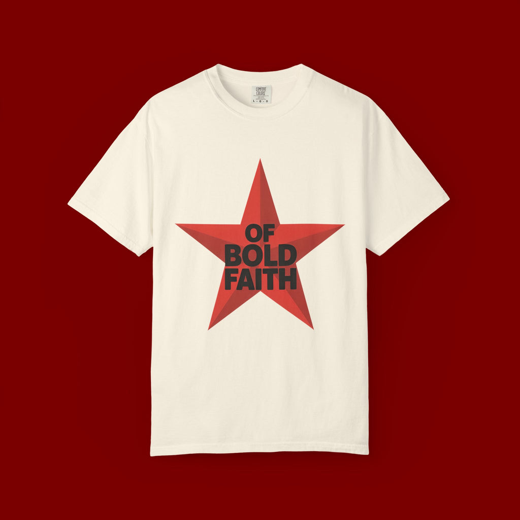 Bold Faith Star T-Shirt — "Of Bold Faith" Graphic Tee