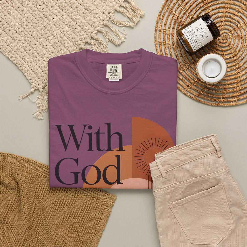 With God All Things Are Possible Christian T-Shirt