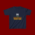 Kids Tee — "Trust God" Sprout Graphic