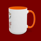 Accent Coffee Mug — "Faith Makes the Impossible Possible" Inspirational Ceramic Mug