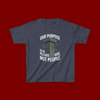 Kids T-Shirt — "Our Purpose Is To Please God, Not People" Faith Graphic Tee
