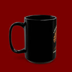 God Is My Strength and Power Black Mug — Faith Tree Coffee Cup (11oz/15oz)