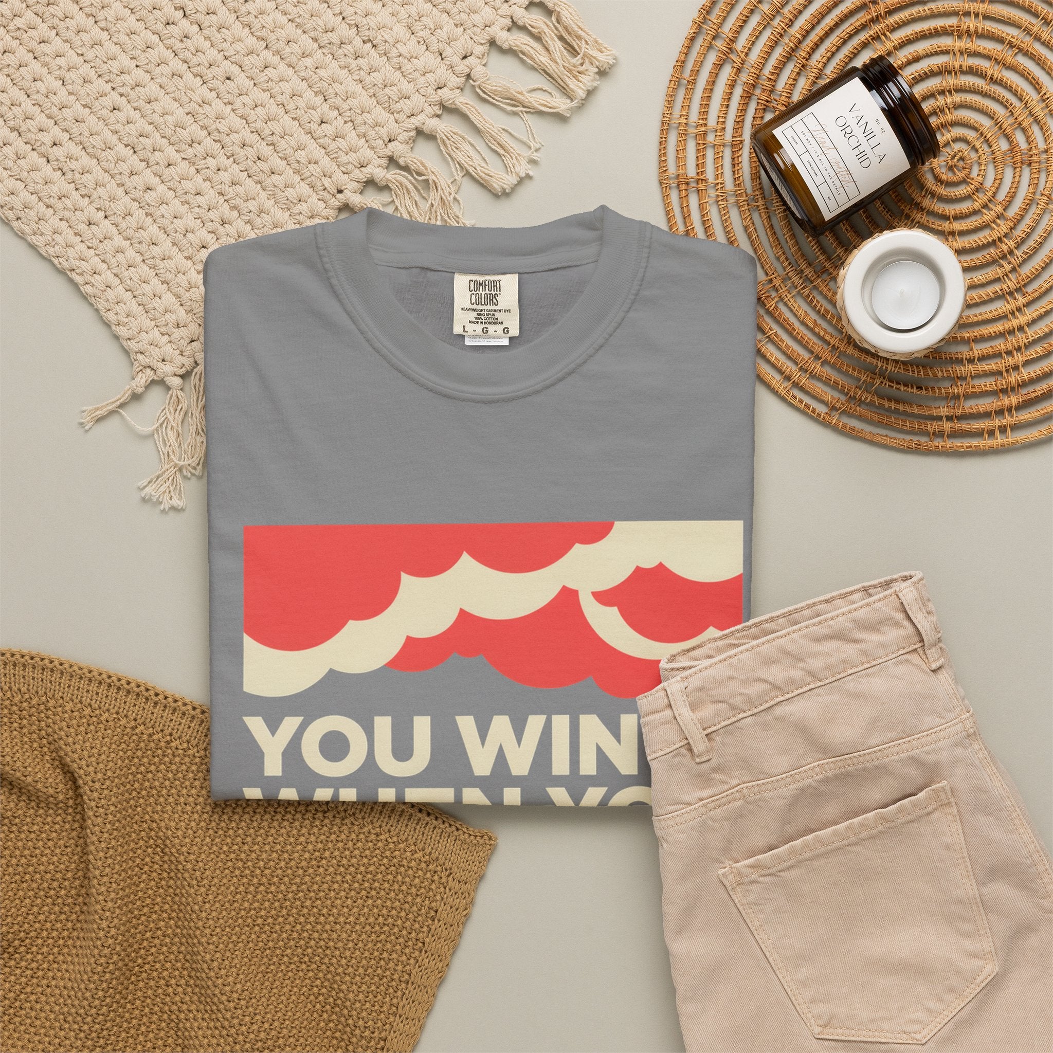 You Win When You Pray T-Shirt — Vintage Wave Faith Tee