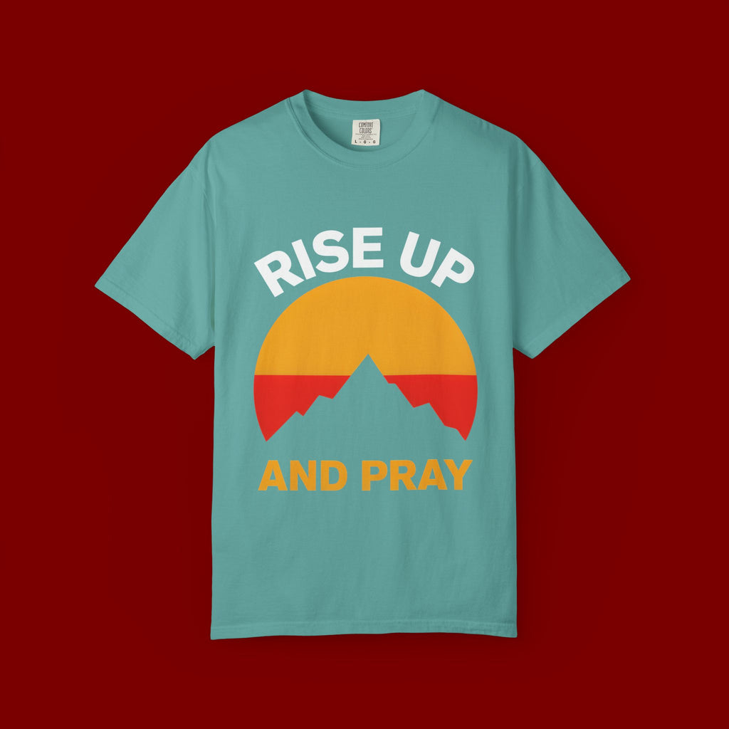 And Pray Mountain Sunset T-Shirt