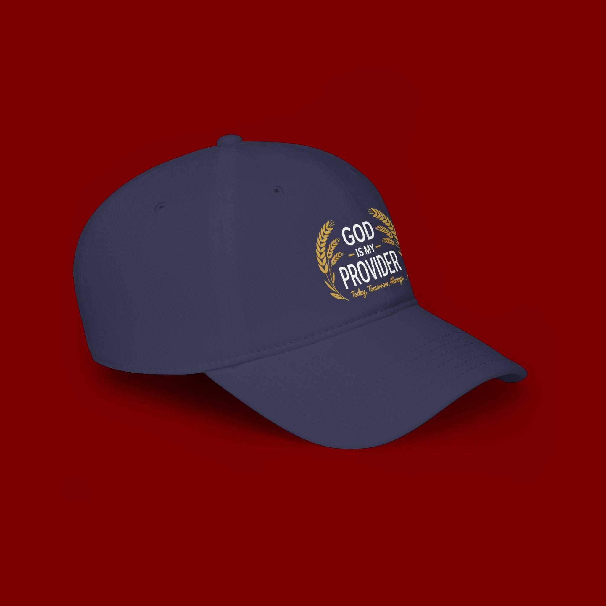 God Is My Provider Baseball Cap — Faith Hat with 'God Is My Provider' Design