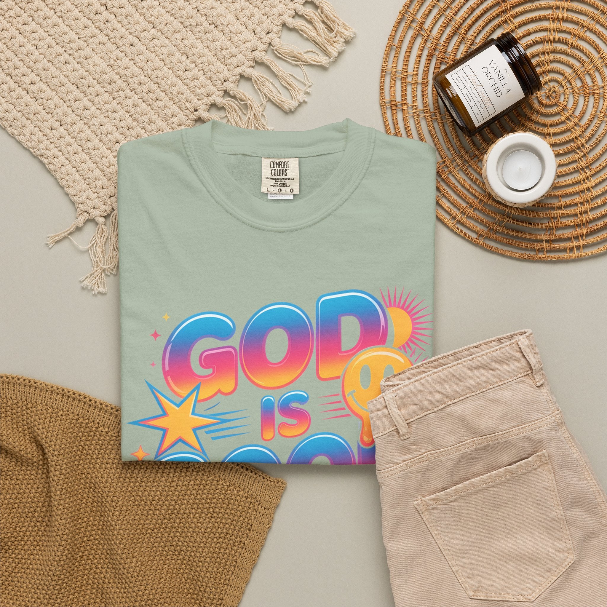 God Is Good All The Time T-Shirt — Positive Christian Graphic Tee