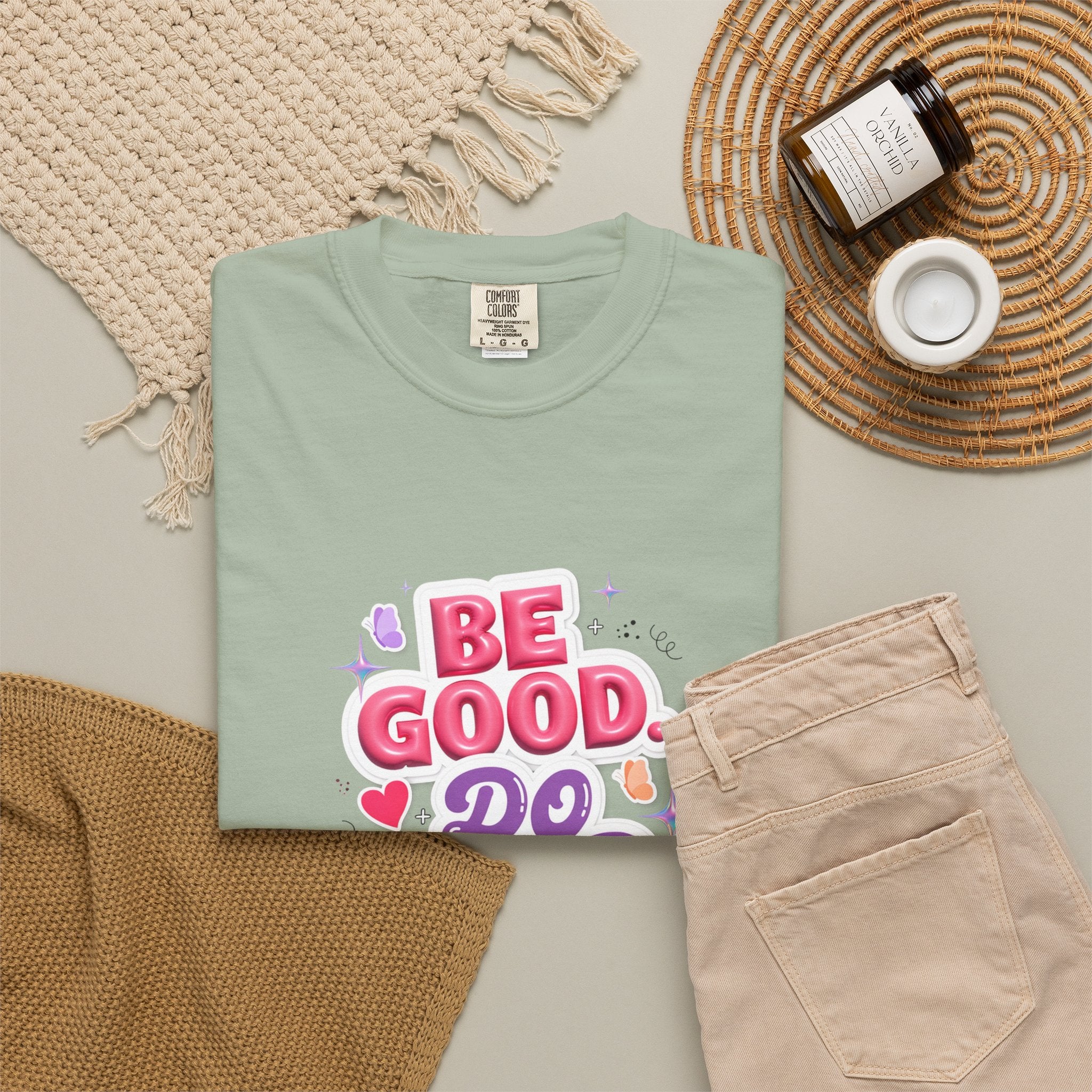 Be Good Do Good Feel Good T-Shirt — Positive Message Graphic Tee