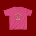 Kids Tee — "God Is My Strength and Power" Anvil & Anvil-Forge Christian Youth Shirt