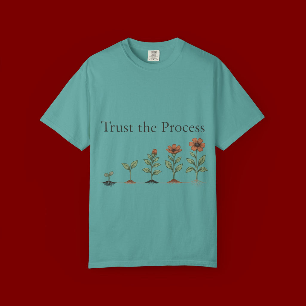 Trust the Process Floral T-Shirt — Growth Graphic Tee