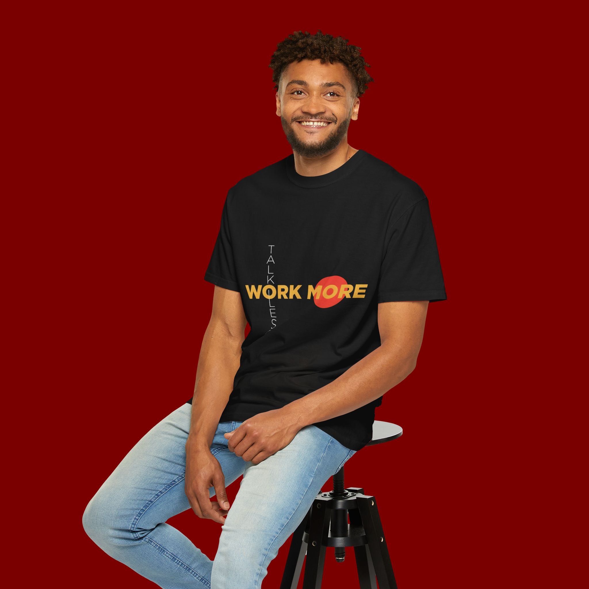 Talk Less Work More T-Shirt — Motivational Graphic Tee for Hustle & Productivity