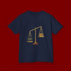 Kids Tee — Scales Design with 'Pray More' & 'Fear Less' Inspirational Graphic