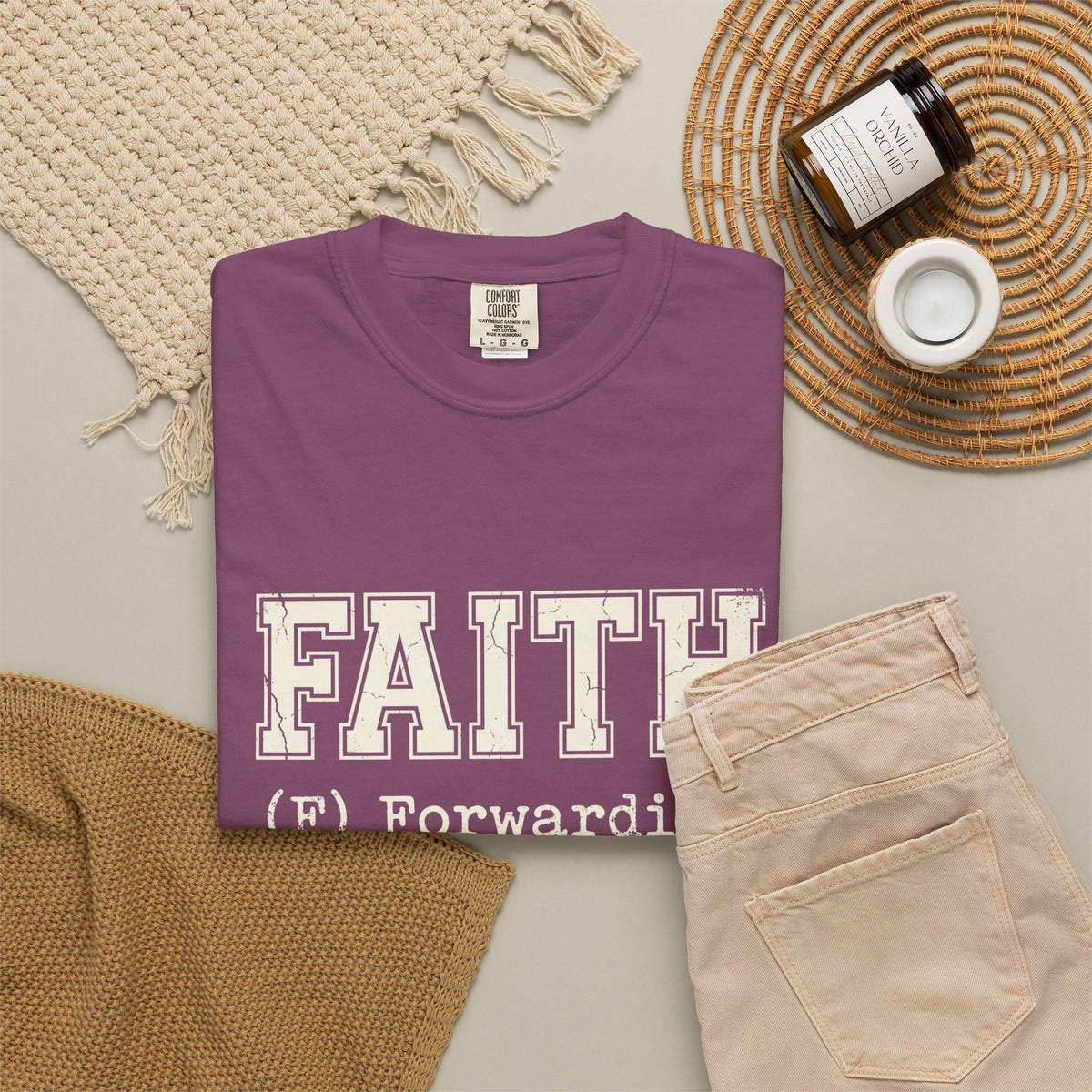 Faith Graphic T-Shirt — Minimalist Inspirational Tee