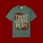 Trust God’s Plan T-Shirt — Floral Faith Graphic Tee