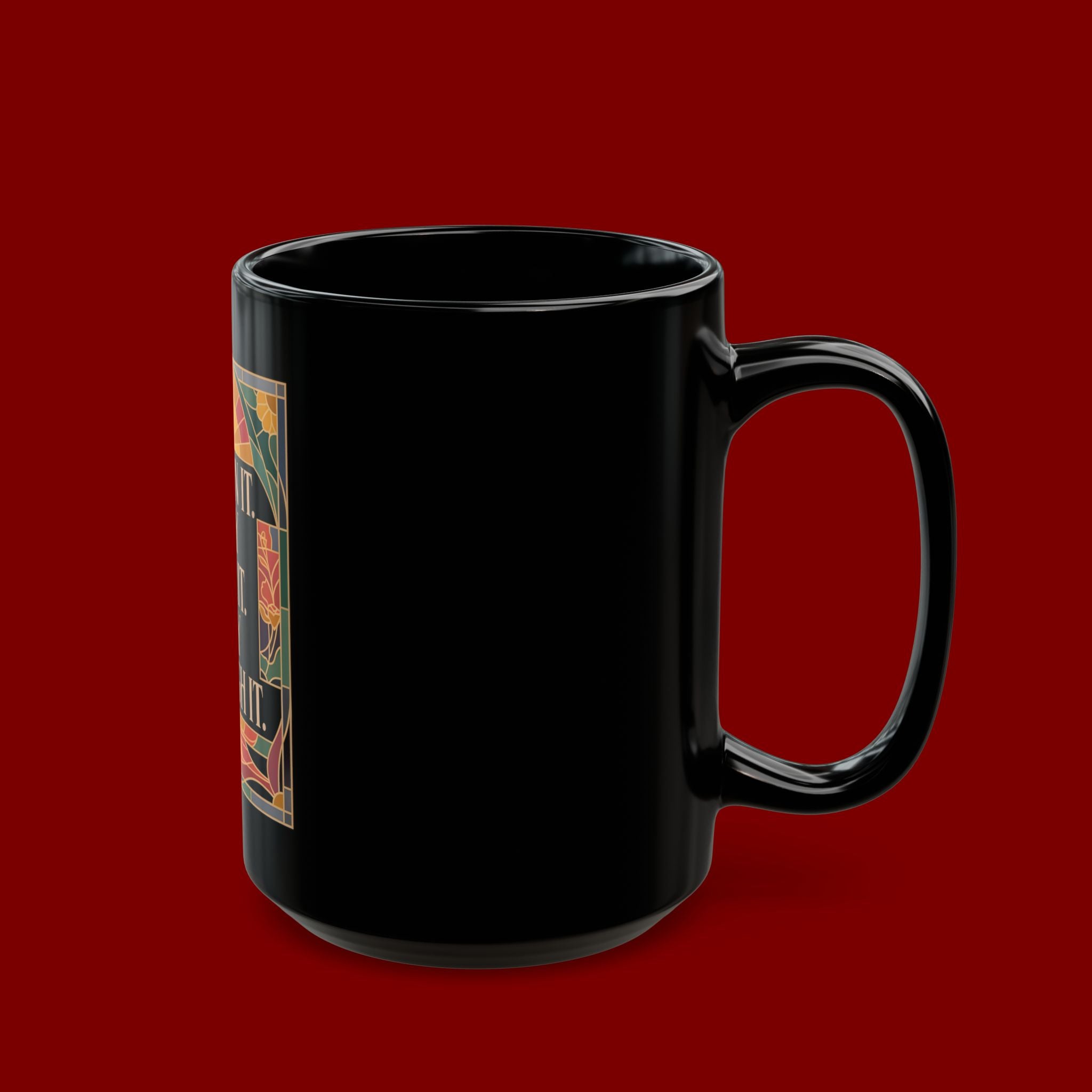 Prayer Mug — "Pray On It, Pray Over It, Pray Through It" Inspirational Coffee Cup