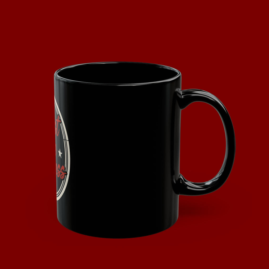 Trust the Process Black Coffee Mug — Inspirational 11oz/15oz Ceramic
